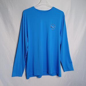 Vineyard Vines Performance Shirt Mens XL Long Sleeve Camo Whale Logo Fishing